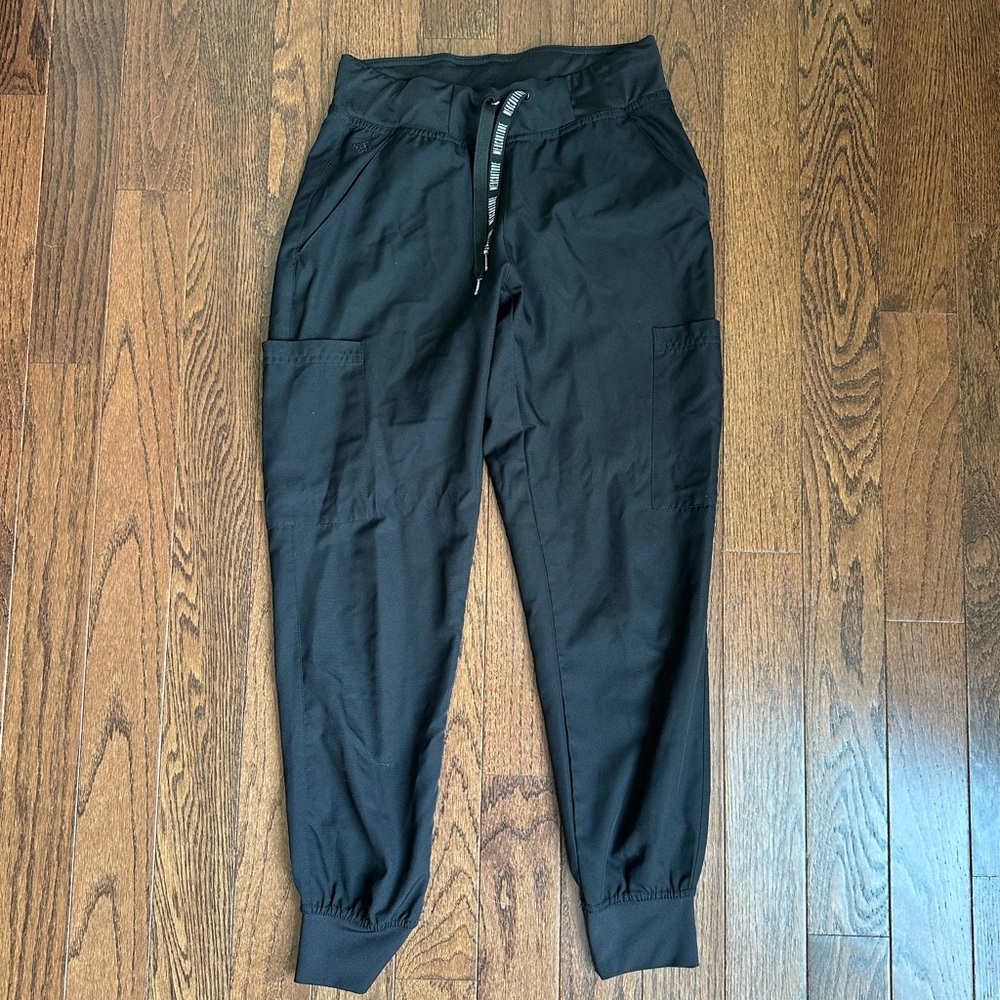 Med Couture Black Jogger Scrub Pants